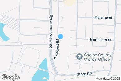 Map image of the property - 1192 Dovecrest Rd