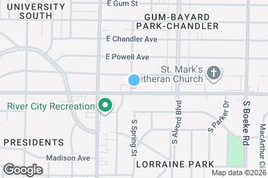 Map image of the property - 950 S Spring St