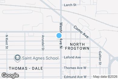 Map image of the property - 693 Western Ave N
