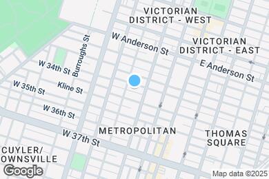 Map image of the property - 211 W 33rd St