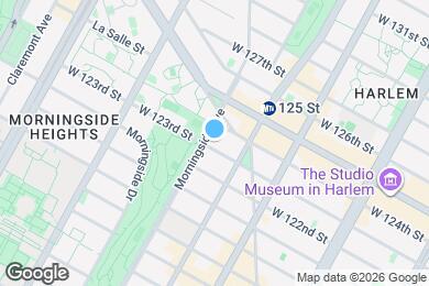 Map image of the property - 367 W 123rd St
