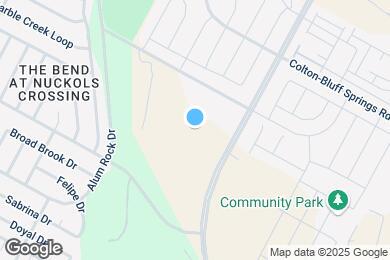 Map image of the property - Vantage at McKinney Falls