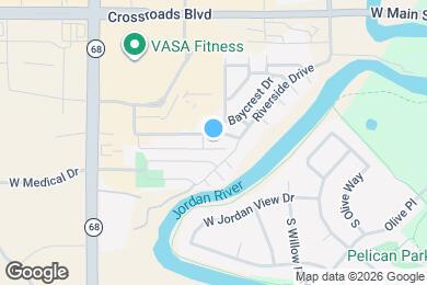 Map image of the property - 203 Jordan Ridge Boulevard