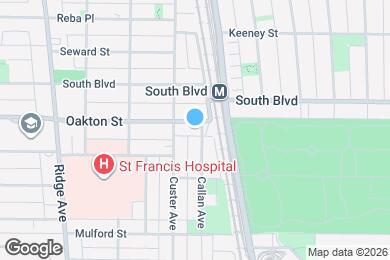 Map image of the property - 608 Oakton St