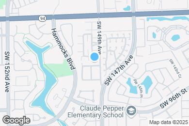 Map image of the property - 14931 SW 92nd Ter