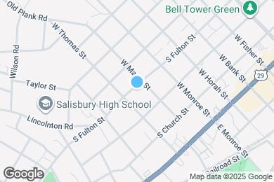 Map image of the property - 613 S Fulton St