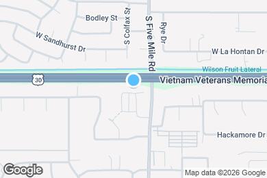 Map image of the property - 10678 W Camas St