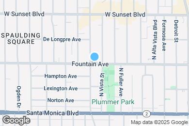 Map image of the property - 7421 Fountain Ave