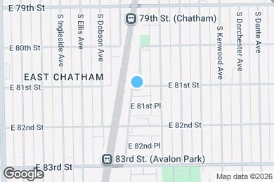 Map image of the property - 1123 E 81st St