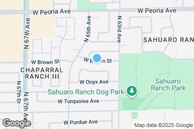 Map image of the property - 6345 W Brown St