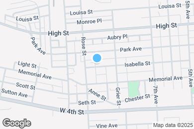 Map image of the property - 1234 Isabella St