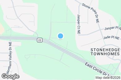 Map image of the property - 1822 Deerhaven Ln NE