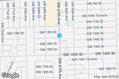 Map image of the property - 1362 SW 67th Ave