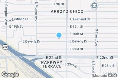 Map image of the property - 2407 E Beverly Dr