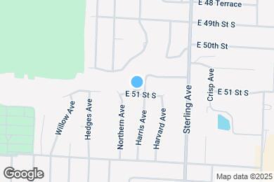 Map image of the property - 10900 E 51 St S