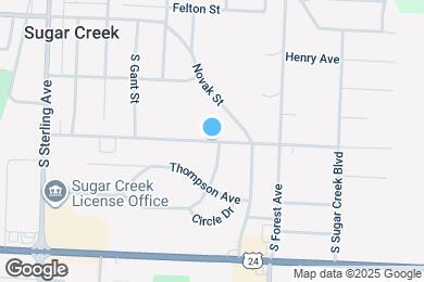Map image of the property - 11602 E Lexington Ave