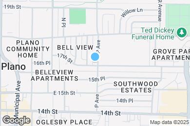 Map image of the property - 1701 P Ave