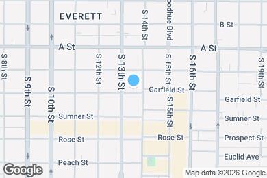 Map image of the property - 1328 Garfield St