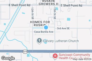 Map image of the property - 1318 Casa Bonita Ave