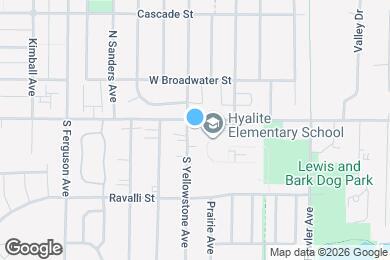 Map image of the property - 104 S Yellowstone Ave