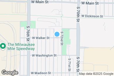 Map image of the property - 7219 W Walker St