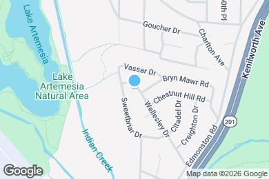 Map image of the property - 7608 Wellesley Dr