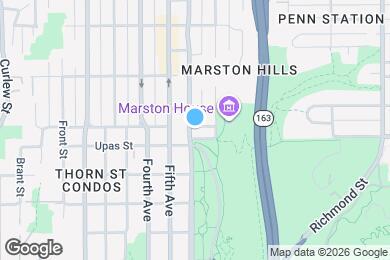 Map image of the property - 3415 6th Ave