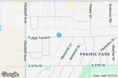 Map image of the property - 1323 E 25th Ter