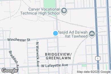 Map image of the property - 1200 N Bentalou St