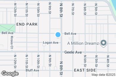 Map image of the property - 2314 N 8th St