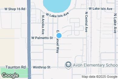 Map image of the property - 719 W Palmetto St