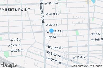 Map image of the property - The Point on 38th Apartments