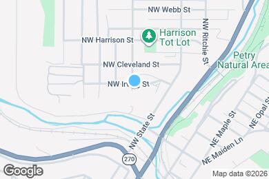 Map image of the property - 383 NW Irving St