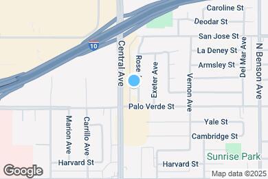 Map image of the property - 9452 Rose Ave