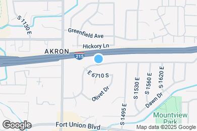 Map image of the property - 1416 S Hollow Dale Dr