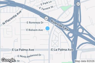 Map image of the property - 2526 E Balsam Ave