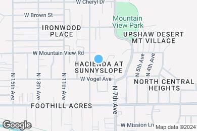 Map image of the property - Hacienda @ Sunnyslope