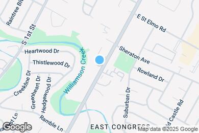Map image of the property - 4802 S Congress Ave