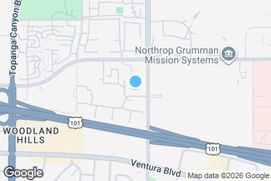 Map image of the property - 5545 Canoga Ave