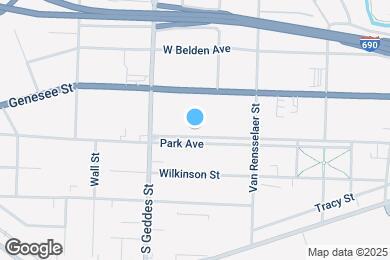 Map image of the property - 626 Park Ave