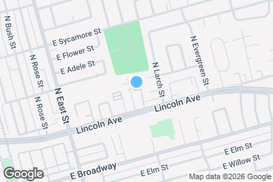 Map image of the property - 126 N La Plaza