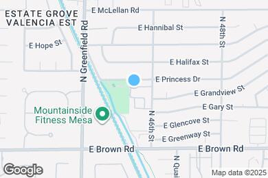 Map image of the property - 1349 N Parkcrest