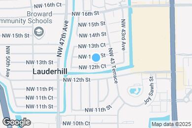 Map image of the property - 4421 NW 12th Ct