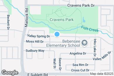 Map image of the property - 312 Valley Spring Dr