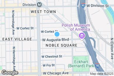Map image of the property - 1456 W Augusta Blvd