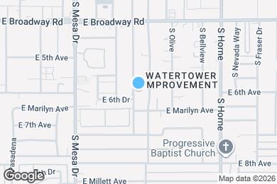 Map image of the property - 607 S Pioneer