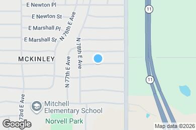 Map image of the property - 7836 E King Pl