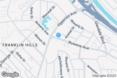 Map image of the property - 3042 Rowena Ave