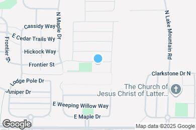Map image of the property - 2376 E Frontier St