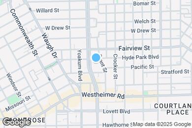 Map image of the property - 2507 Montrose Blvd